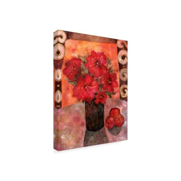 Lorraine Platt 'Zanzibar Red Flowers' Canvas Art,35x47